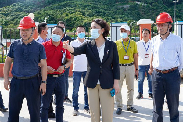 光明区彭颖同志带队检查全省第三季度重大项目集中开工活动筹备情况