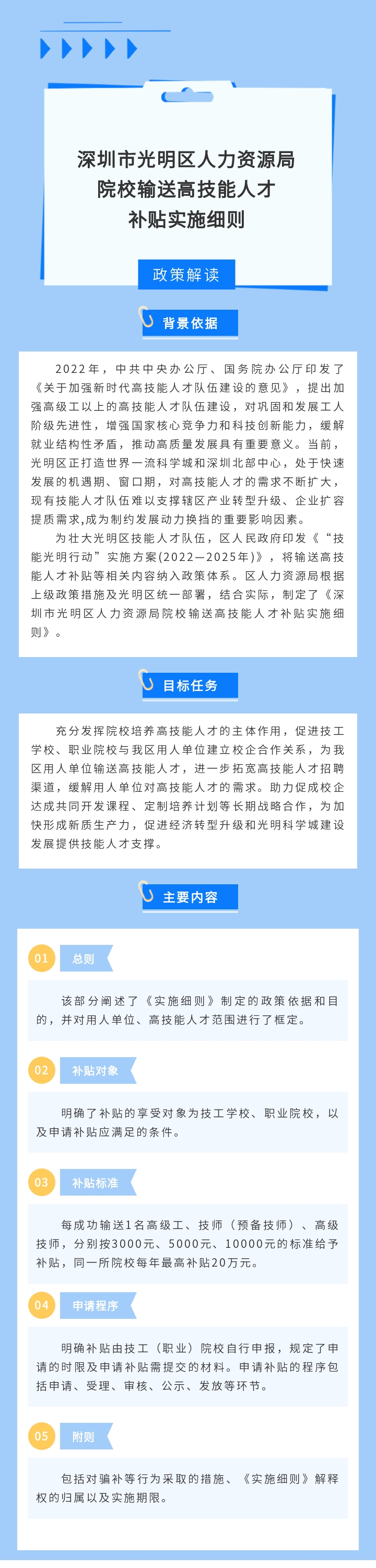 图解《深圳市光明区人力资源局院校输送高技能人才补贴实施细则》.jpg